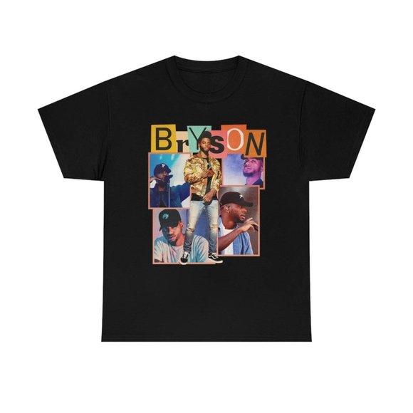 Gildan Shirts Bryson Tiller Performance Collage Art Shirt Bryson